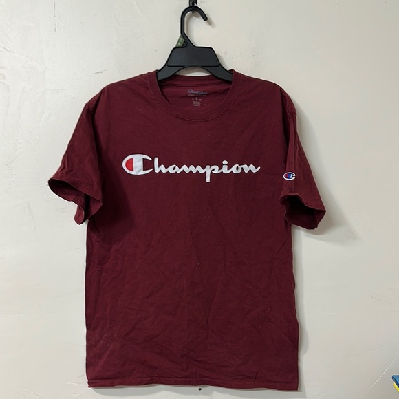 Champion Maroon Short Sleeve Tee Comfortable and Stylish - Picture 1 of 2